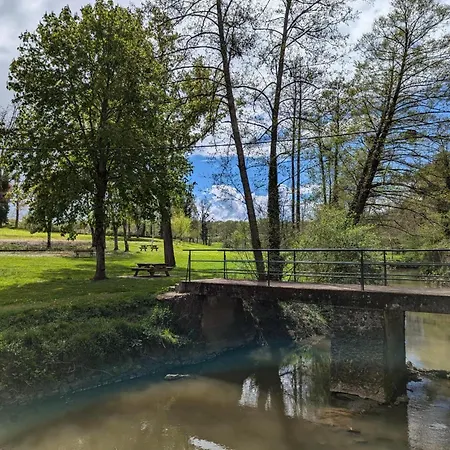Au Bord De La Riviere Avec Terrasse, Internet Et Jardin - Fr-1-653-271 Tatil Evi Saint-Maurice-des-Lions